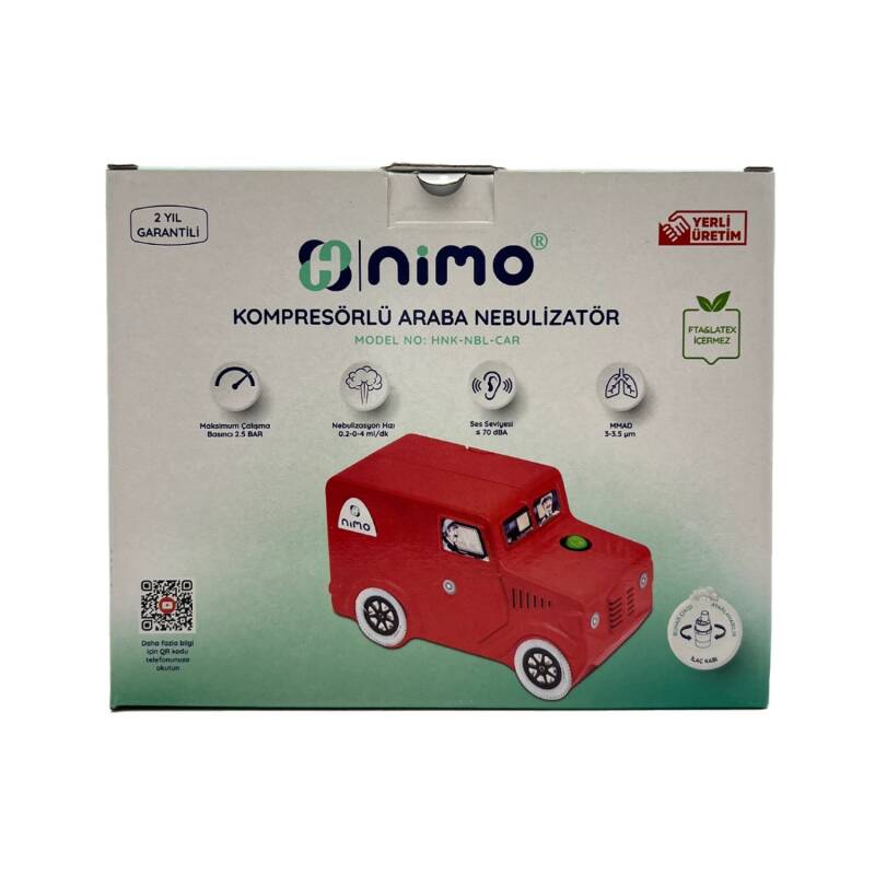 Nimo Maşın Pediatrik Nebulizator — uşaqlarda astma və bronxit müalicəsi üçün uşaq dostu nebulizator